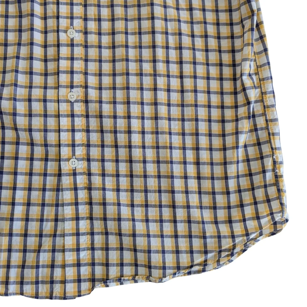 J. Crew Lightweight Plaid Shirt Size Large